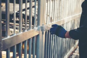 Security fencing installation in Surrey